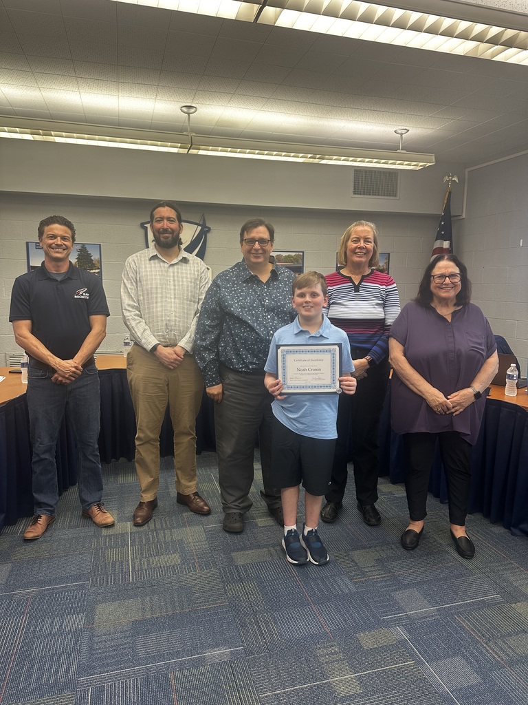 noah cronin at the board meeting on april 13, recognized by the board for his work on the tourette association of america photo