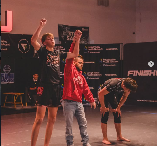 Ju jitsu champion Forrest Ramage is photographed at an April event.