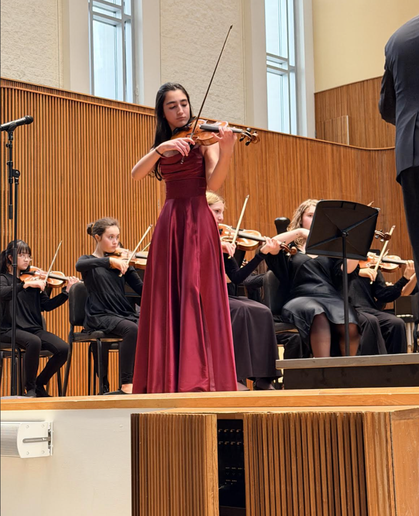 A BHS student performs with the Cleveland Orchestra Youth Orchestra.