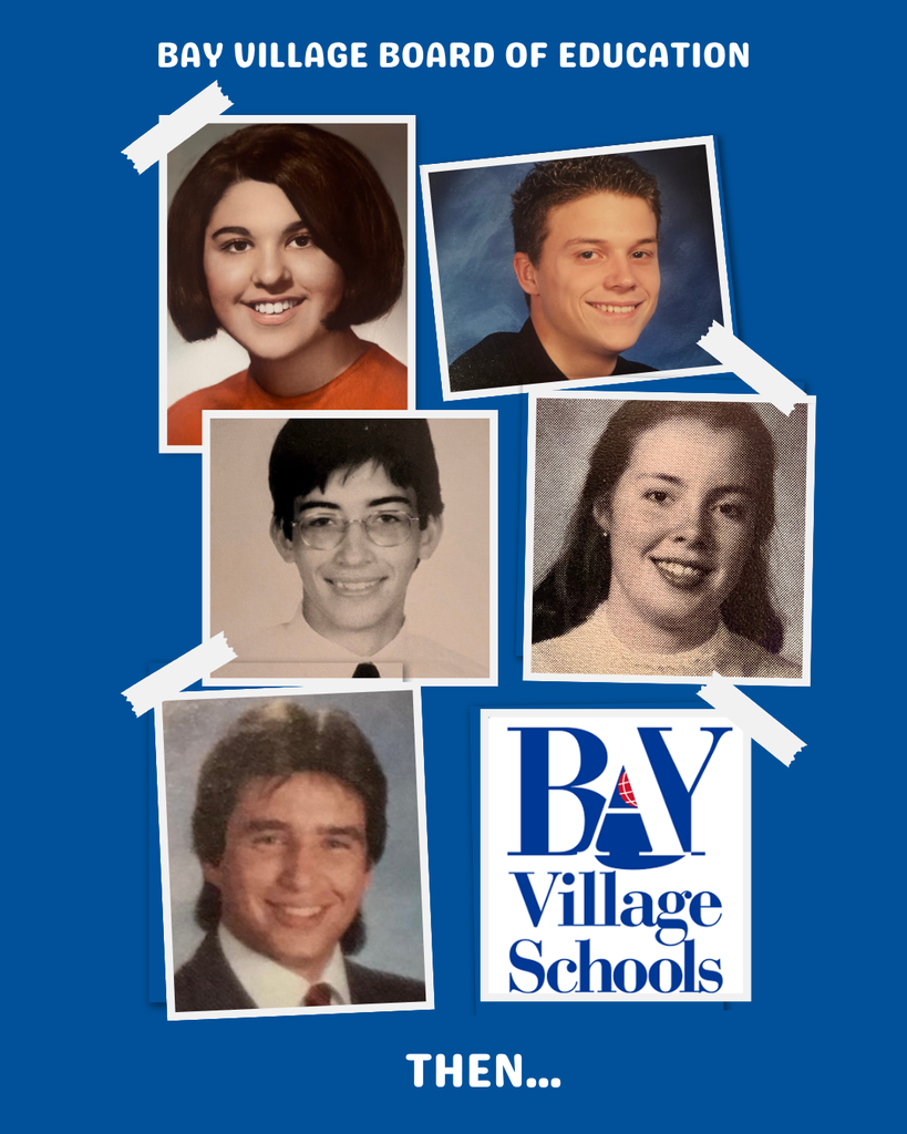 Bay Village Board of Education Member photos from their high school graduations.