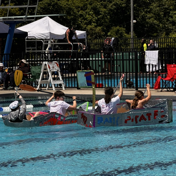 cardboard boat regatta photo