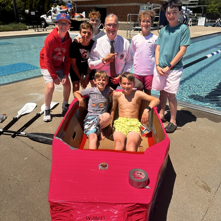 cardboard boat regatta photo