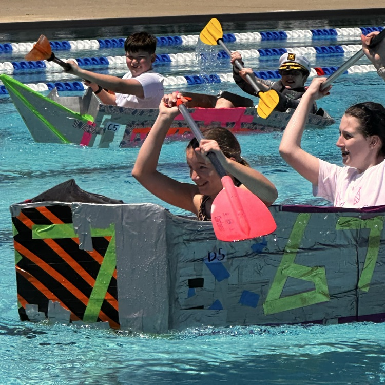 cardboard boat regatta photo