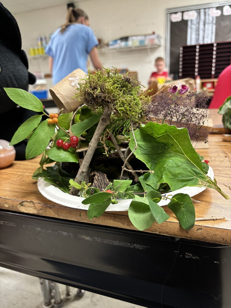 Westerly STEM Camp 2026, making birdhouses with found materials. 