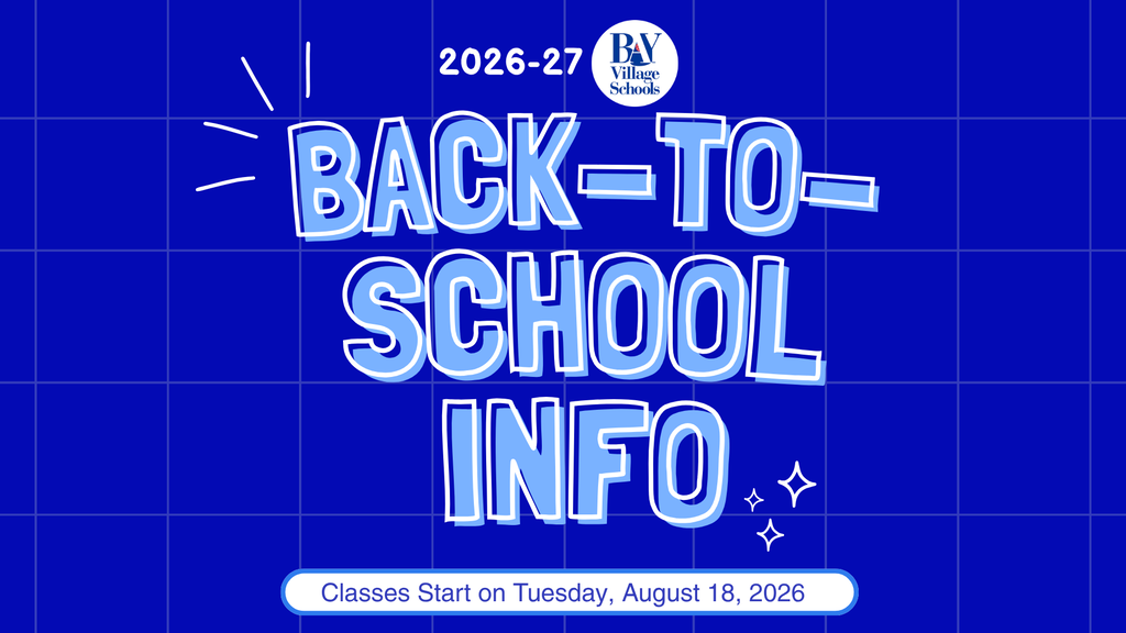 Back to School header image for 2026-27 school year