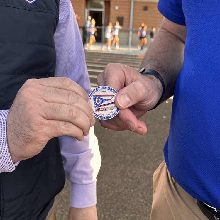 purple star coin presentation