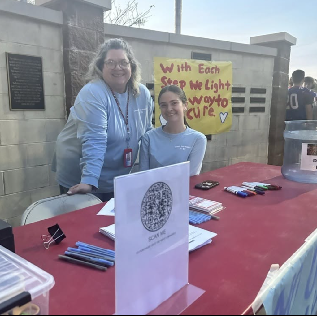Blood Cancer United ticket sales photo with a table booth