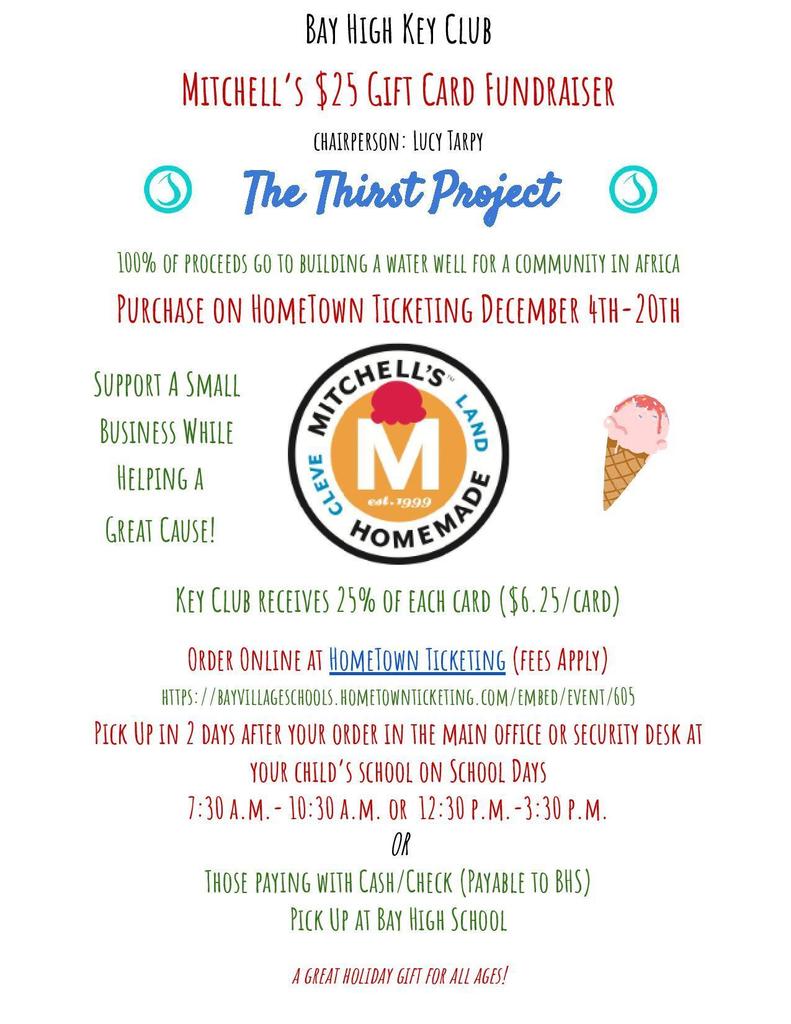 Thirst Project flyer