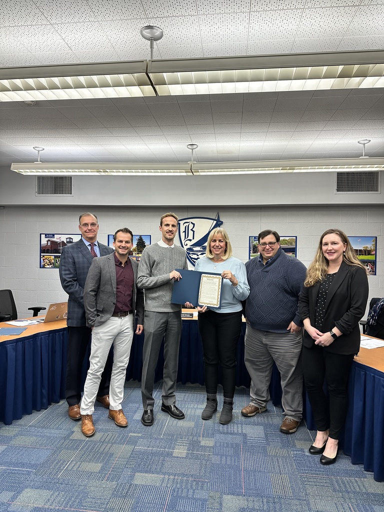 Mrs. Beth Lally honored at Board Meeting