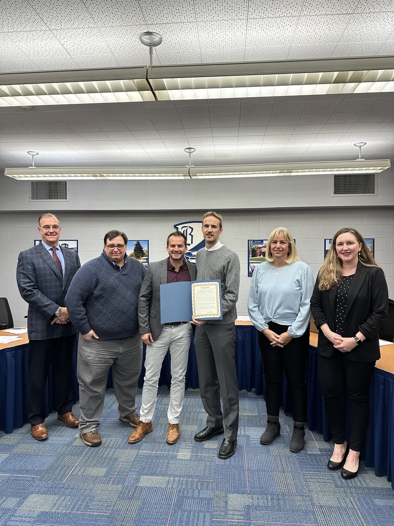 Mr. Paul Vincent recognized by Board of Education