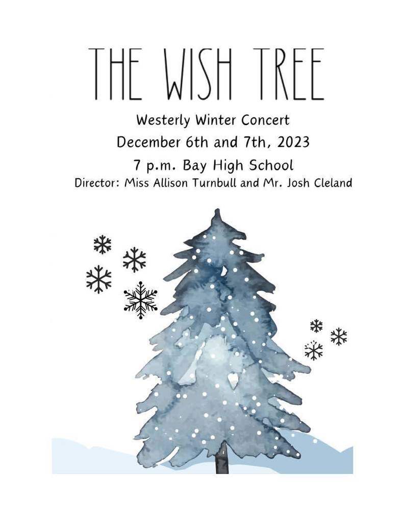 Westerly Winter Concert flyer
