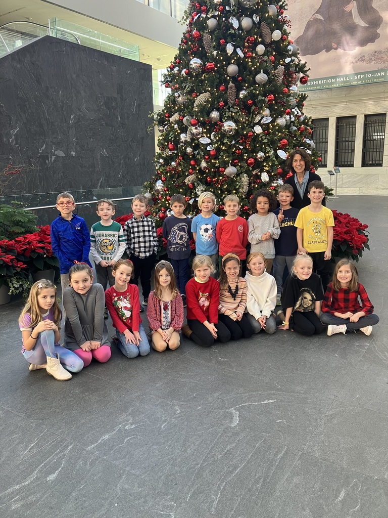 Mrs. McArn's first-graders at art museum