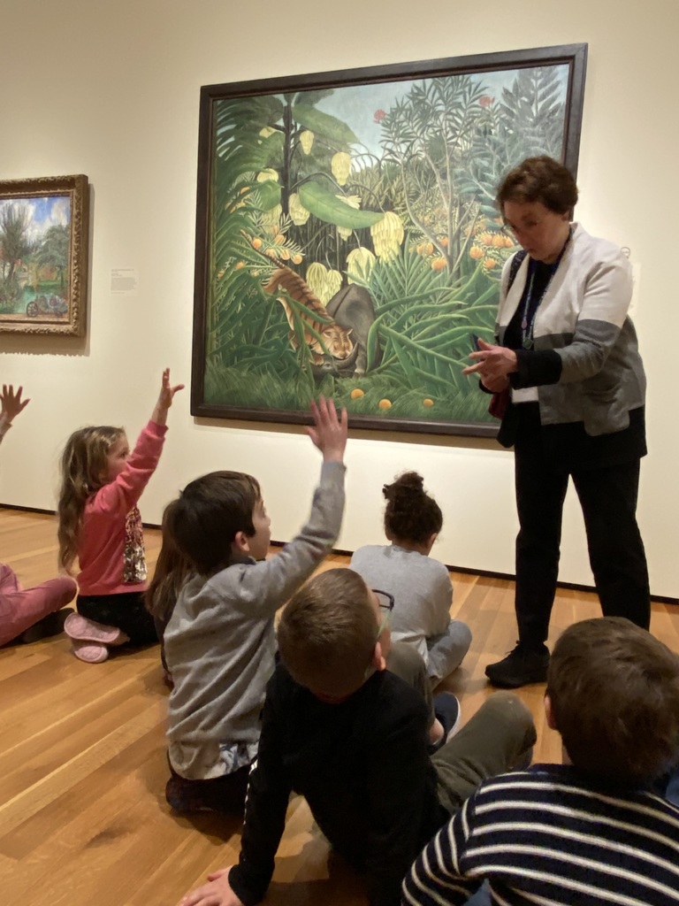 Godlewski class at art museum photo