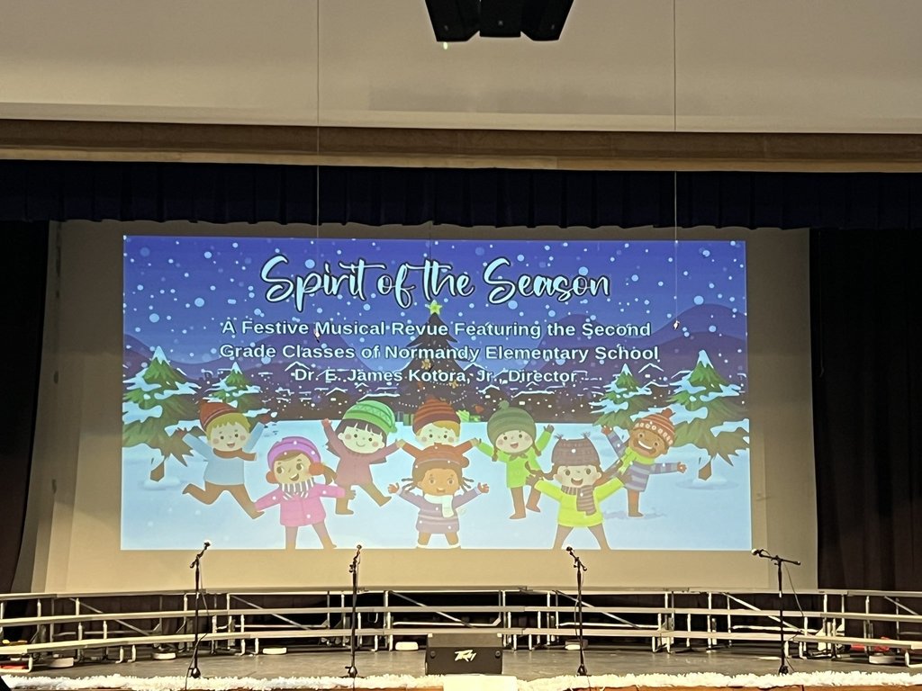 second grade concert photo