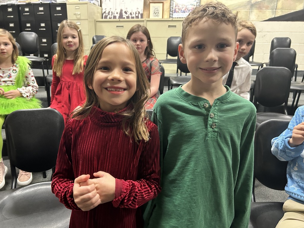 second grade concert photo