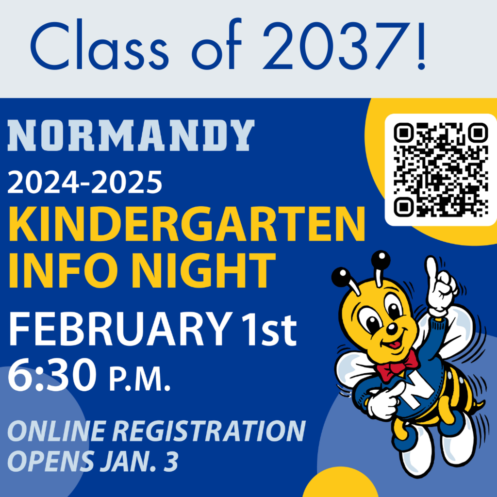 Kindergarten registration flyer