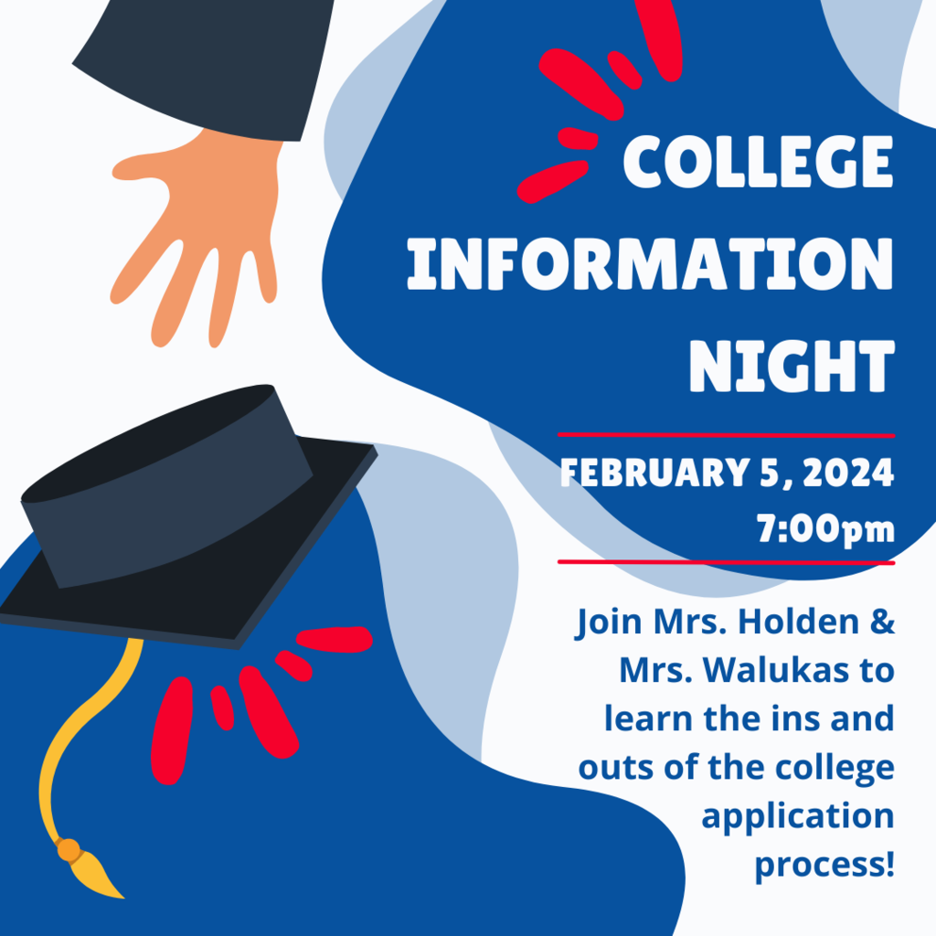 Bay High School College Night Flyer, Feb. 7, 7 p.m. at BHS