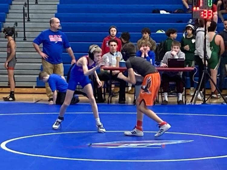 Bay Middle School wrestling photo