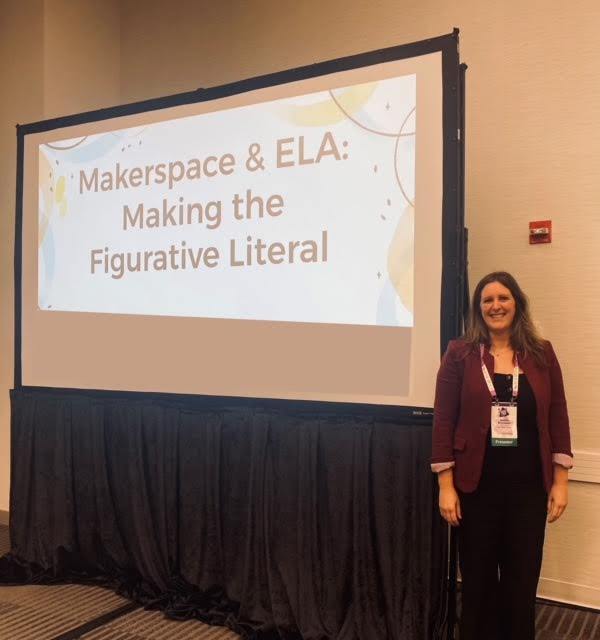 Bay Middle School teacher presents at English conference photo