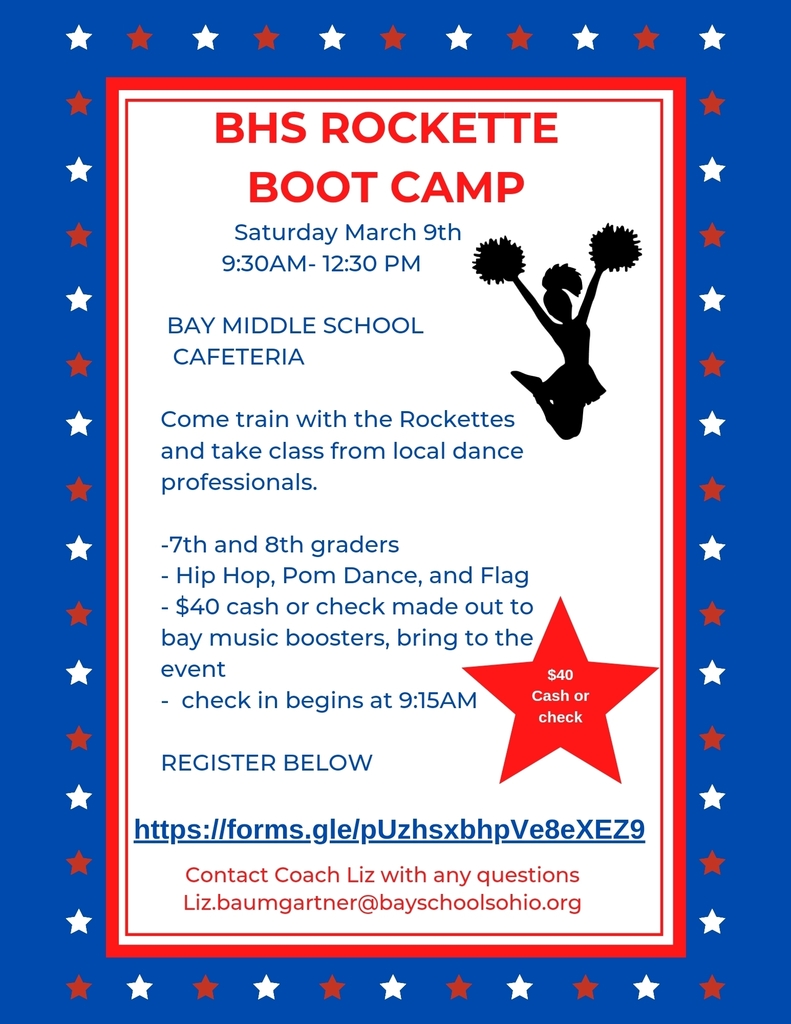 Rockette boot camp flyer