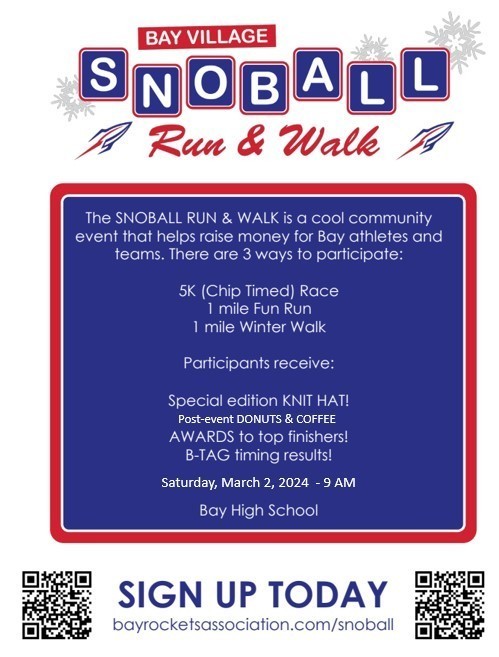 Snoball Run is Saturday, March 2; Registration Now Open