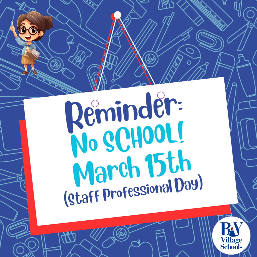 Reminder No School this Friday, March 15, 2024 image