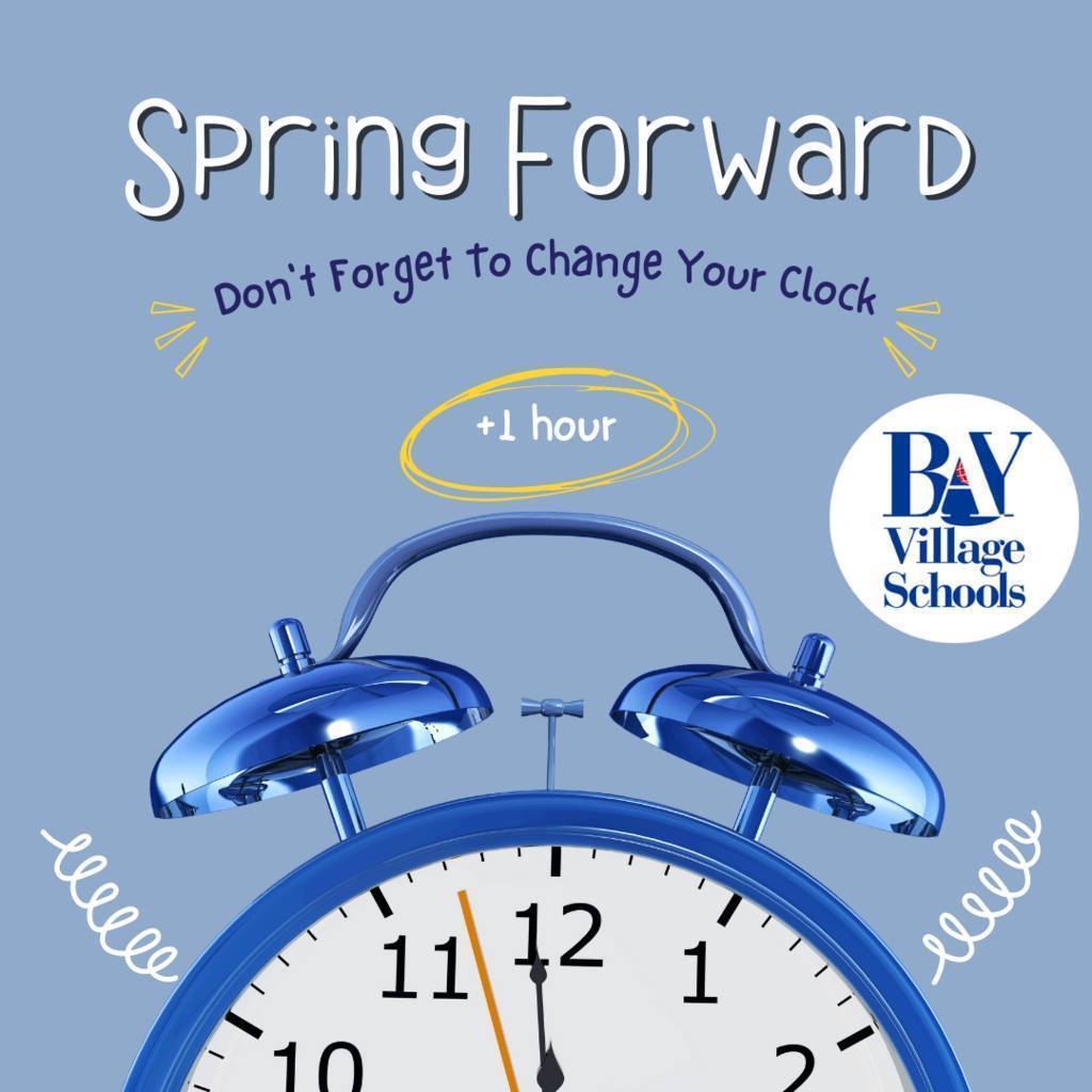 Spring forward for daylight saving time image