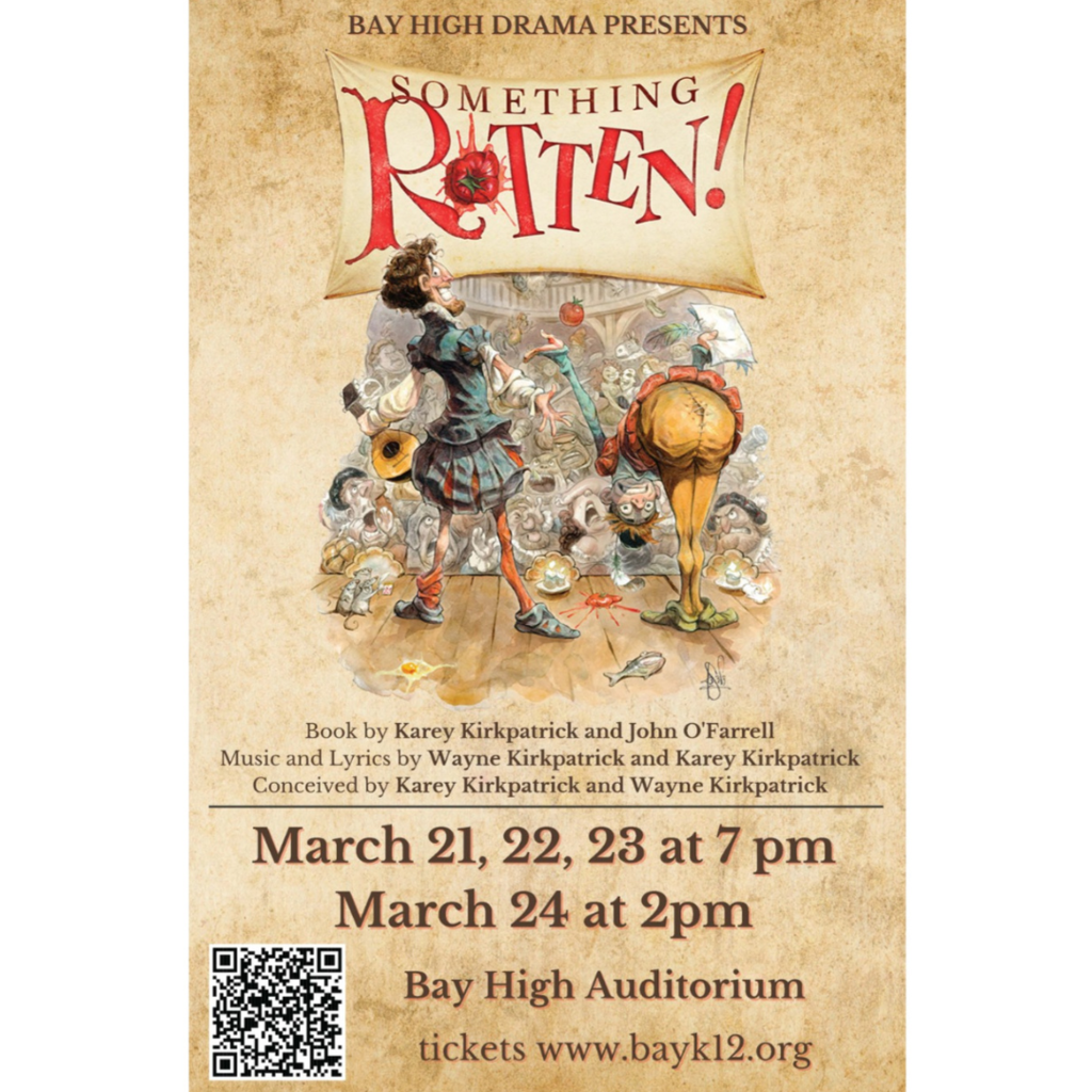 Something Rotten musical flyer