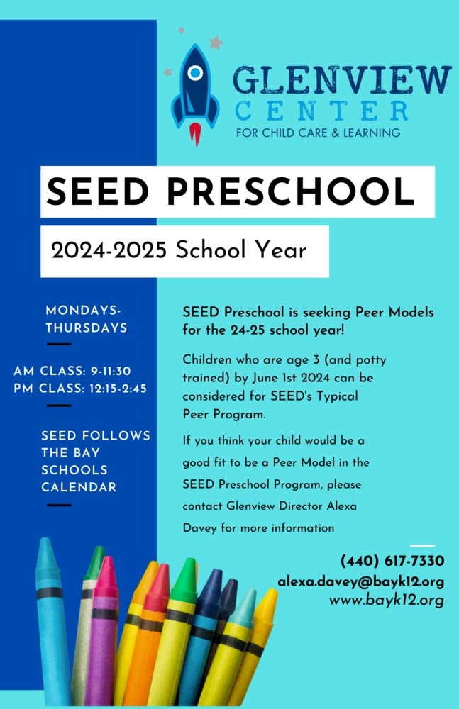 SEED Preschool flyer