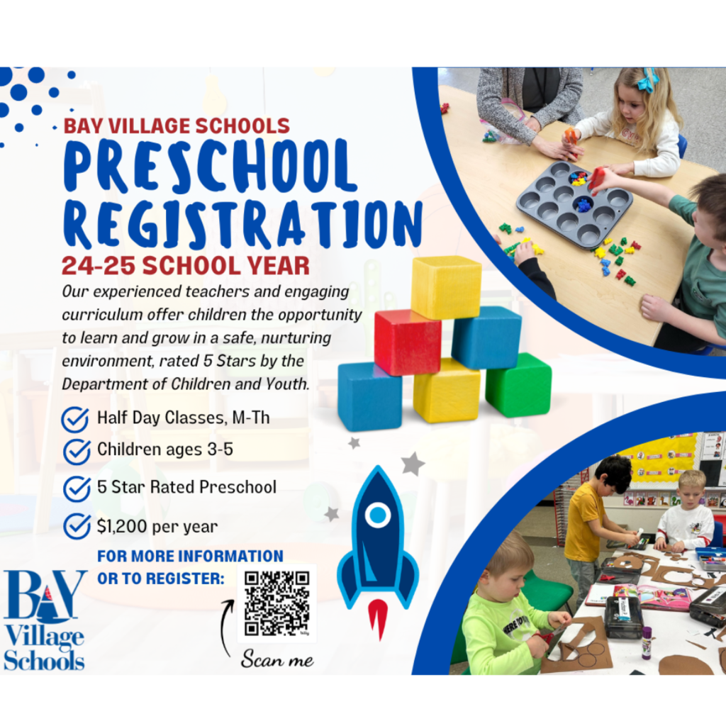 Preschool Flyer for 2024-25 school year