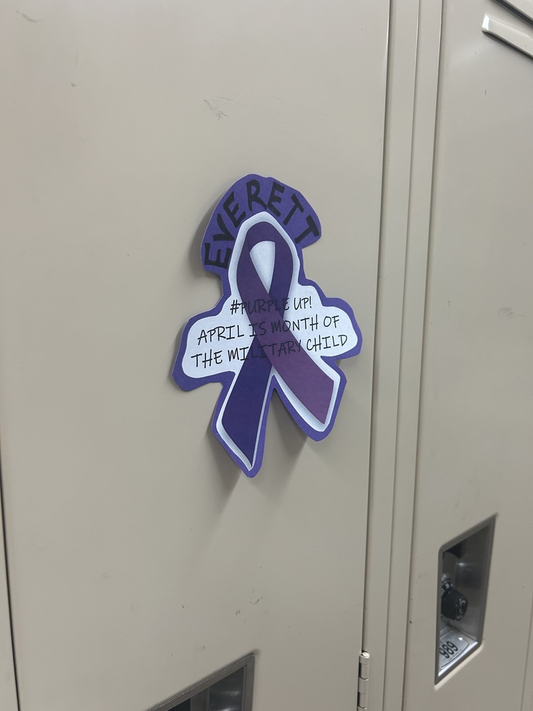 Locker magnets for BMS military-connected students photo