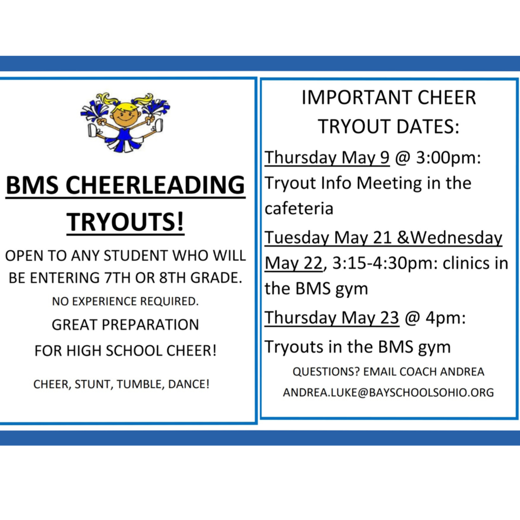 BMS Cheerleading Info Flyer