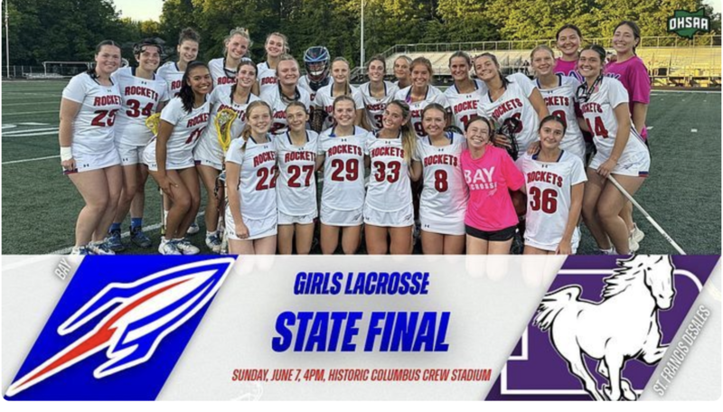 Bay High School girls lacrosse state final photo 2026