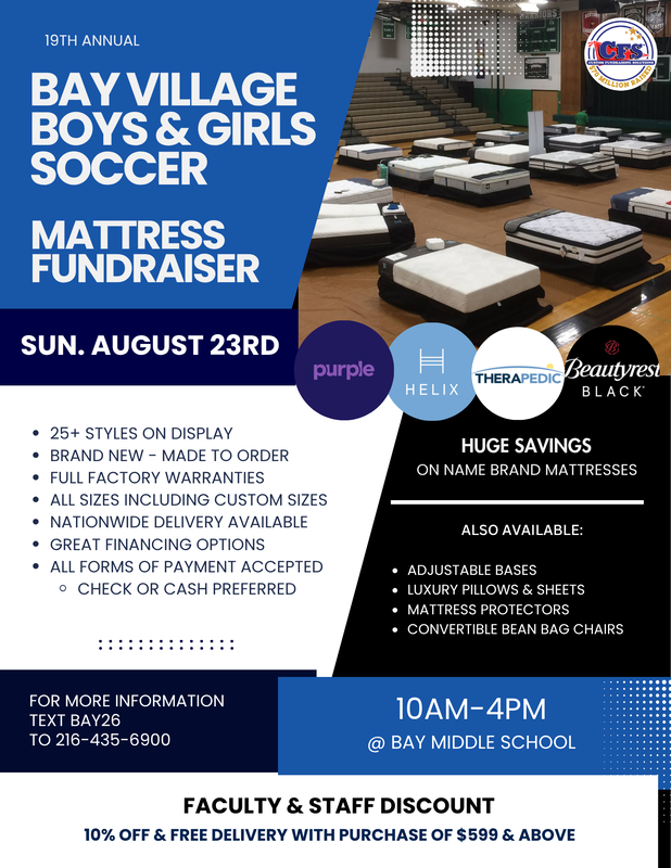 Soccer Teams Mattress Sale Flyer 2026