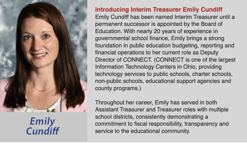 emily cundiff photo, interim treasurer
