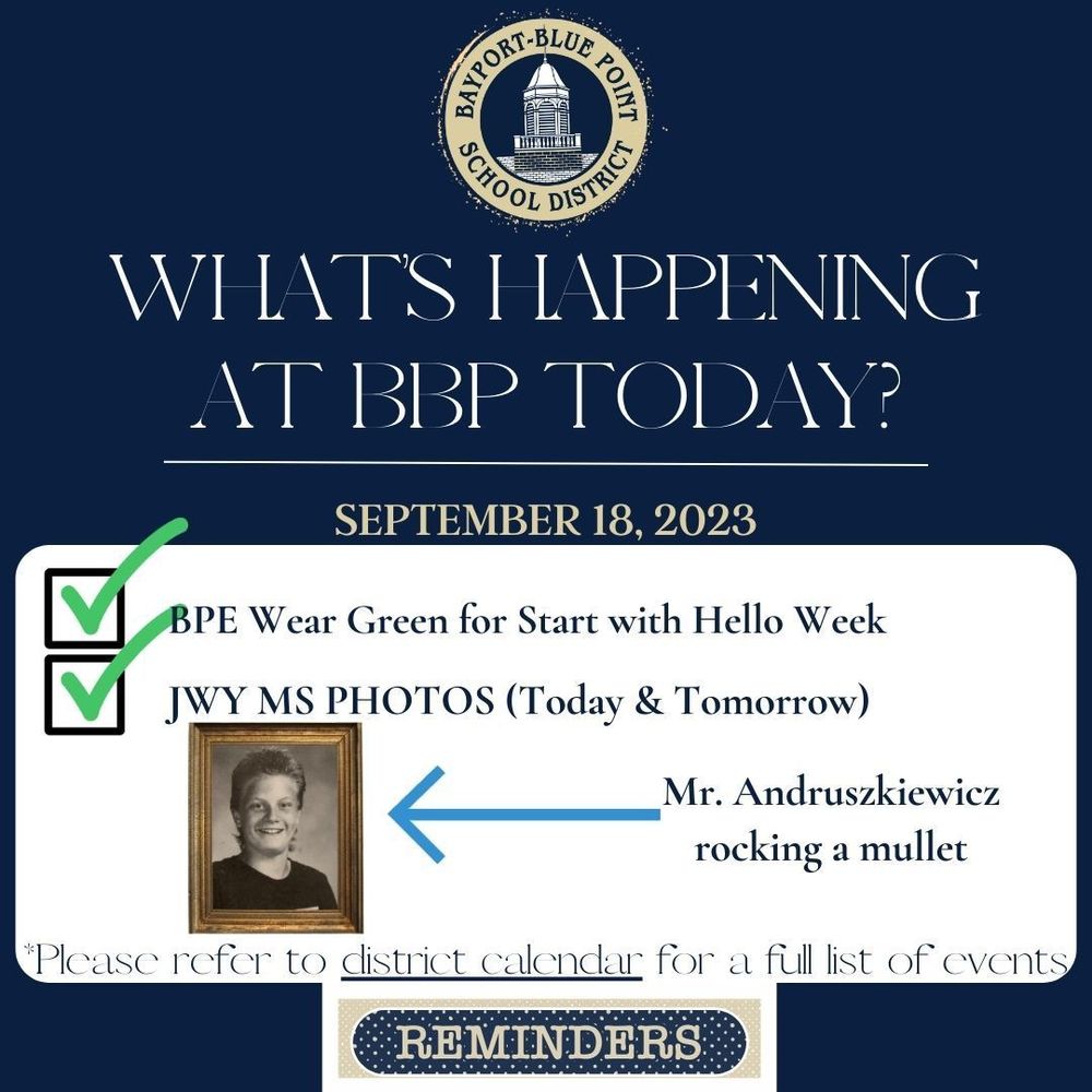 BBP Happenings
