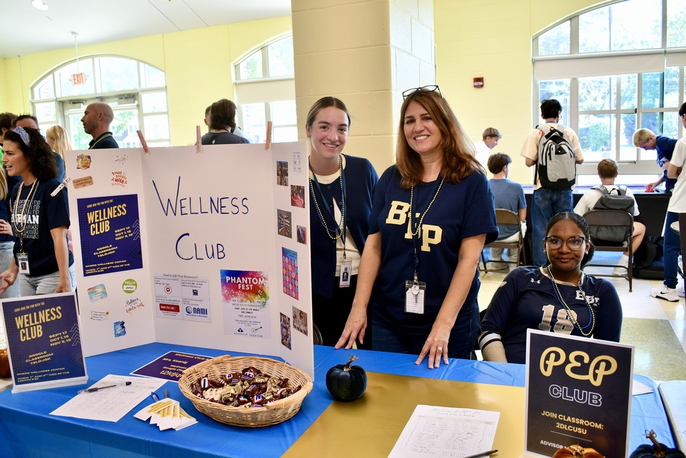 Wellness Club booth at event