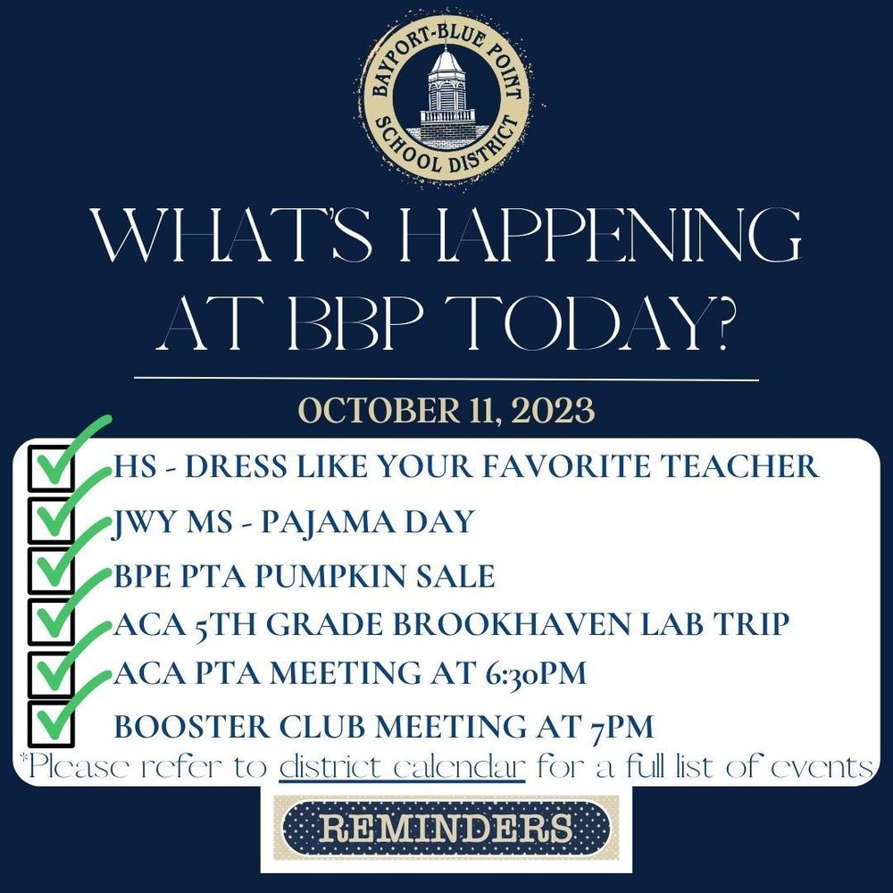 BBP Happenings