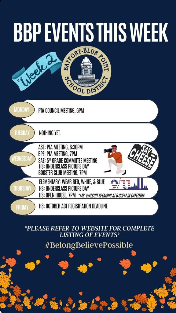 BBP Happenings
