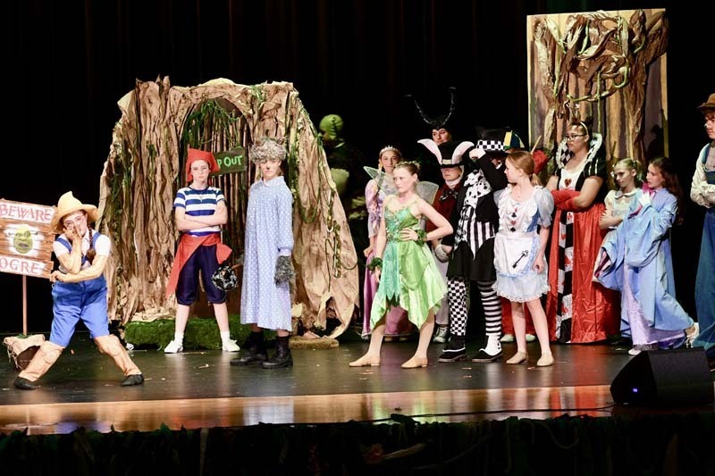 James Wilson Young Middle School students took audiences to the kingdom of Far Far Away during their production of “Shrek Jr. the Musical."