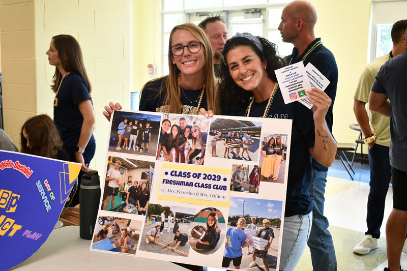 2 students at their booth