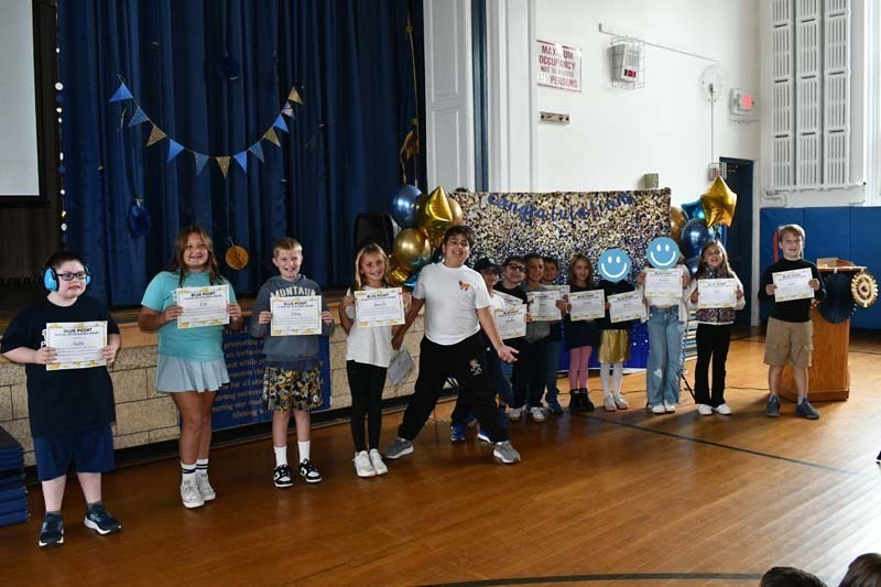 Blue Point celebrates National PTA School of Excellence honor with schoolwide assembly