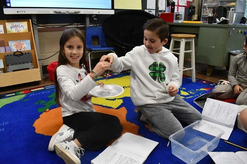 Sylvan Avenue third graders explore electromagnetism