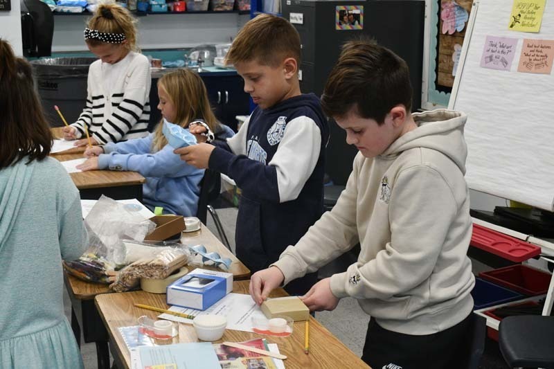 Academy Street third graders set sail with Mayflower-inspired STEAM challenge