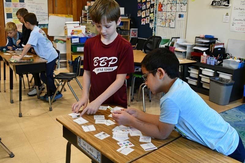 Third graders in Mrs. Varghese’s class at Sylvan Avenue recently began a new unit focused on nonfiction reading.