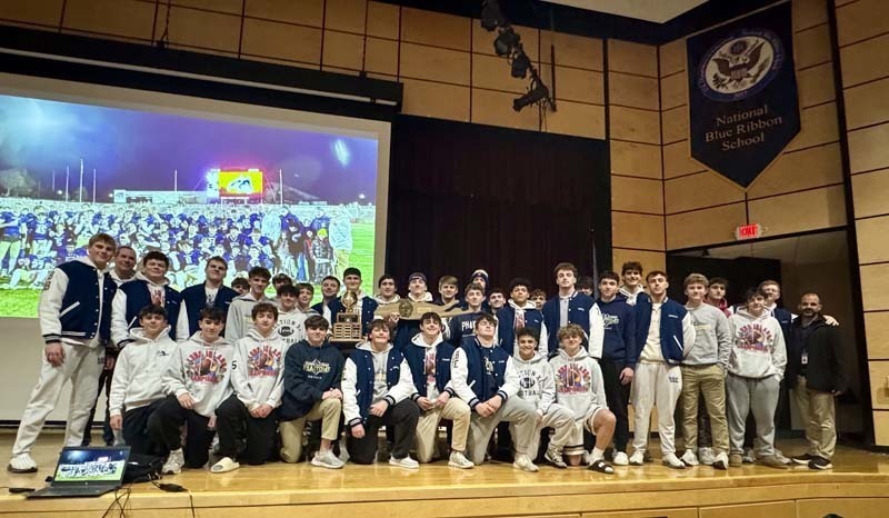 Bayport-Blue Point School District honored two outstanding varsity teams for their remarkable accomplishments.