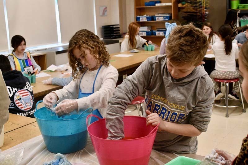Elementary students across the Bayport-Blue Point School District are “rocking their socks” to promote awareness, understanding and inclusion for individuals with disabilities