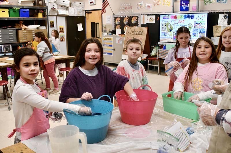 Elementary students across the Bayport-Blue Point School District are “rocking their socks” to promote awareness, understanding and inclusion for individuals with disabilities