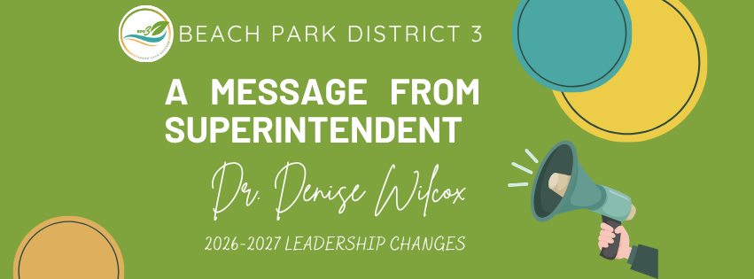 Message from Superintendent