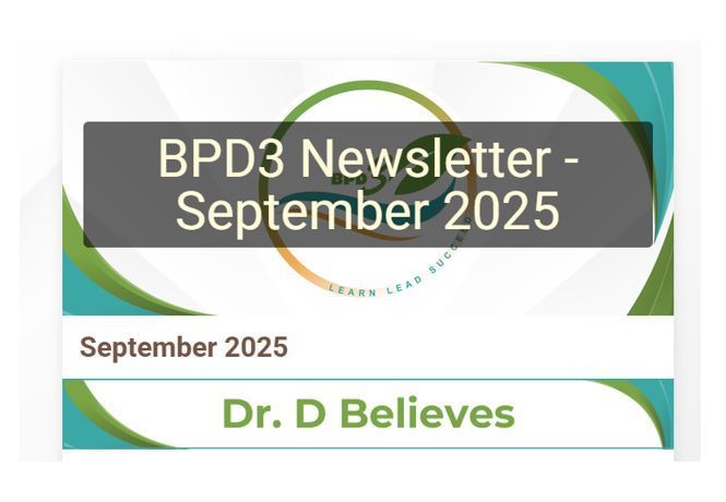 BPD3 Newsletter- September 2025